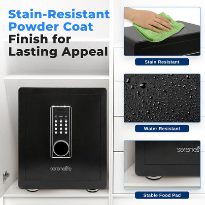 Electronic Safe Box, Secure Storage, Heavy-Duty Steel, Digital Keypad