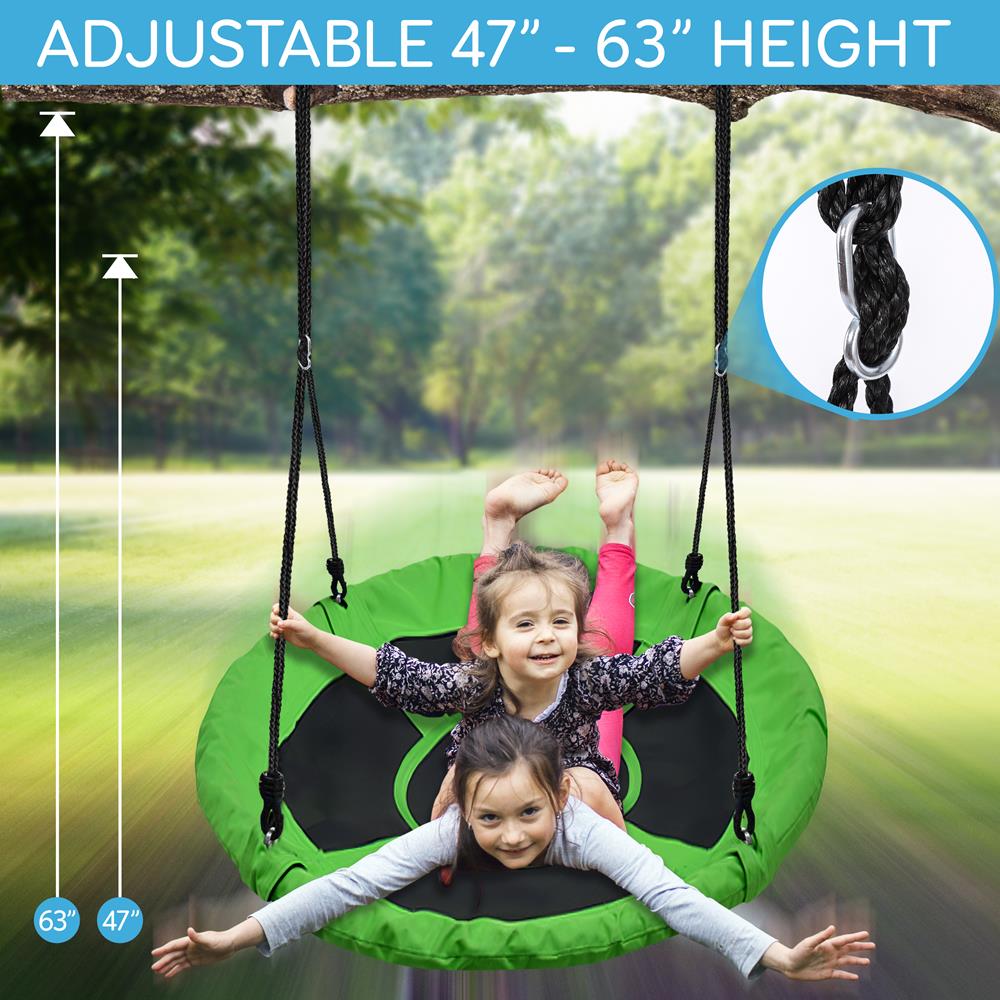 Swing Big　NF　2枚 8-Foot Elite Single-Post Swing Set With Two Swing Bays: Get