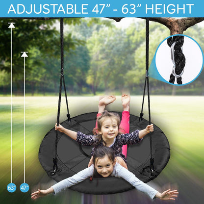 Saucer Swing 40" Relaxing Fun Waterproof 600D Polyester