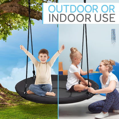Saucer Swing 40" Relaxing Fun Waterproof 600D Polyester