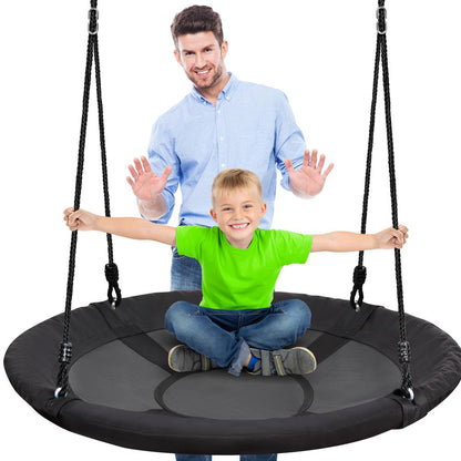 Saucer Swing for Kids - Relaxing Fun - 40" Waterproof Seat - Easy Setup