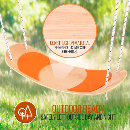 Tree Swing Kit, Relaxing Fun, Composite Seat, Adjustable Height