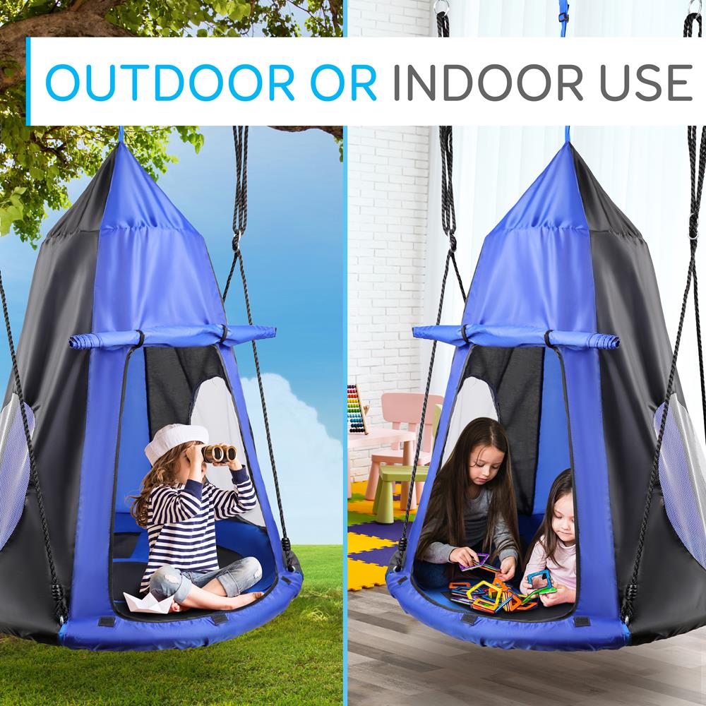 tent swing SereneLife Children's Tree Swing Tent
