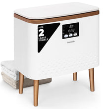Serenelife Rectangular Towel Warmer Bucket - Large Capacity Single Touch Towel & Blanket Warmer (Gold)