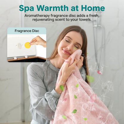 Serenelife Rectangular Towel Warmer Bucket - Large Capacity Single Touch Towel & Blanket Warmer (Gold)