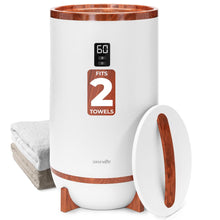Towel Warmer with Timer & Auto Shut-Off, Holds 2 Towels, Cherry