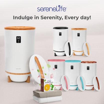 Towel & Blanket Warmer - Quick Heat, 2 Towel Capacity, Auto Shut-Off, White