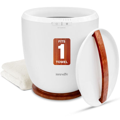 Towel Warmer Bucket - Quick Heat, 12L Capacity, Auto Shut-Off, Cherry