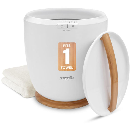 Towel Warmer Bucket - Quick Heating, 12L Capacity, Auto Shut-Off, Natural