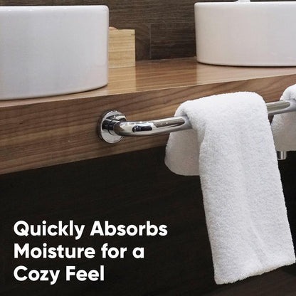 product image number 5 for SereneLife Light White Bath Towels