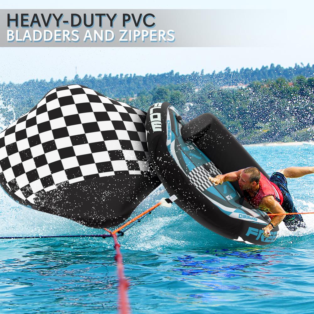 Inflatable Towable Tube For Boating - Thumbnail 5