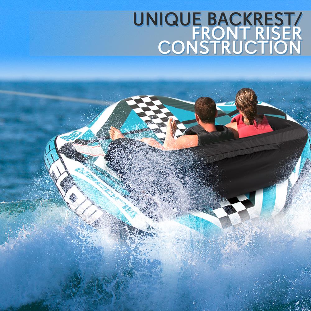 Inflatable Towable Tube For Boating - Thumbnail 2