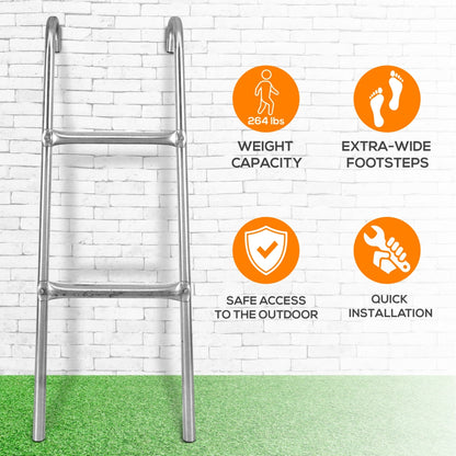 product image number 4 for SereneLife Outdoor Trampoline Safety Ladder