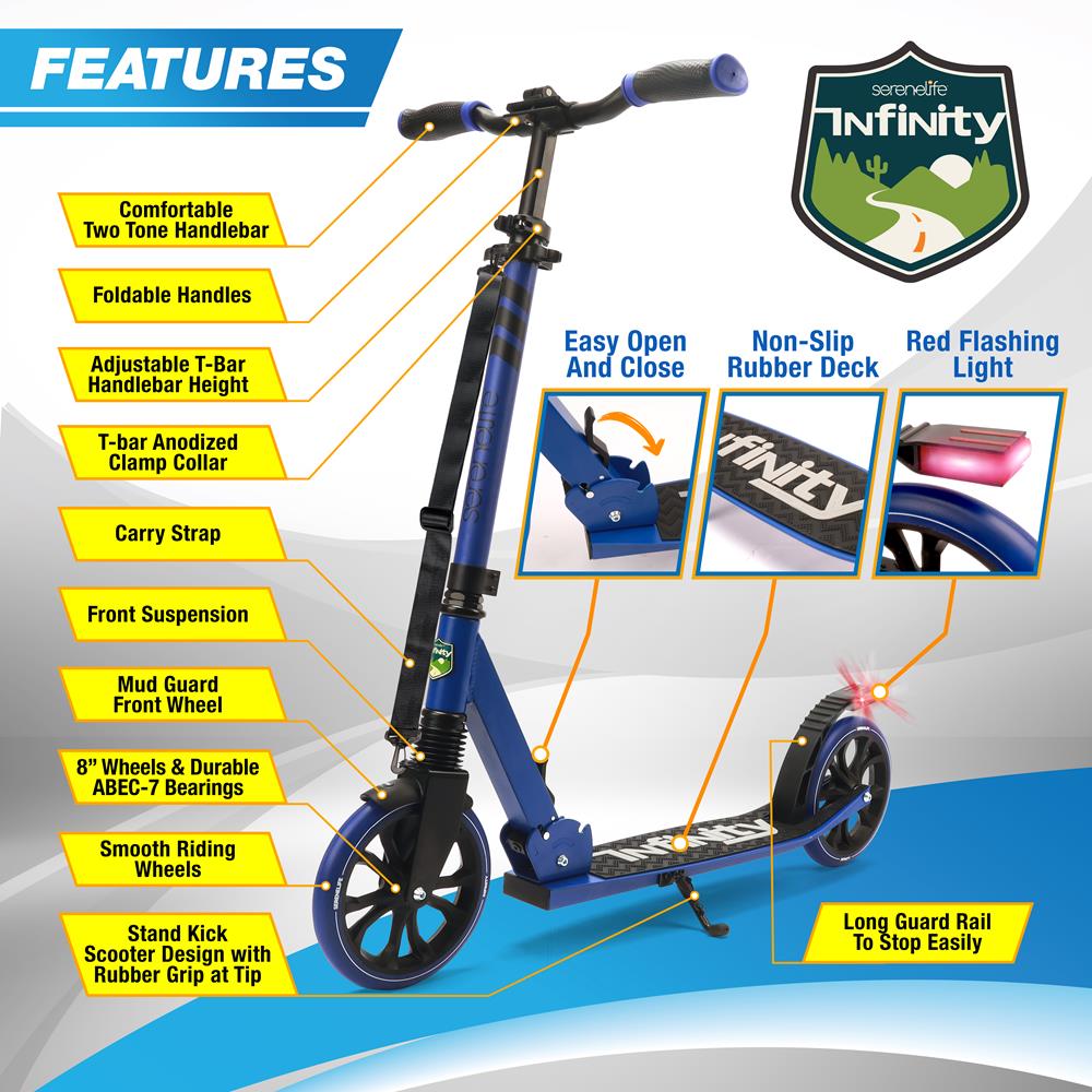 Pyle Folding Kick Scooter - Thumbnail 3