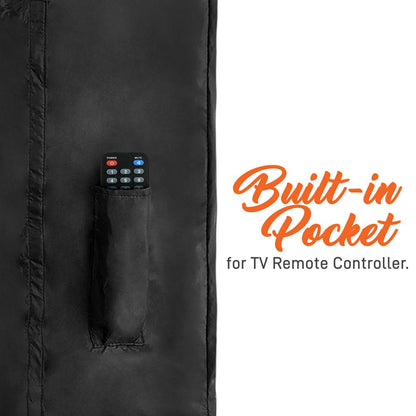 Waterproof TV Cover 30-32" Weatherproof, Dustproof, Remote Pocket