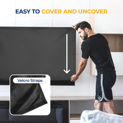 Waterproof TV Cover 60-70" - Weatherproof, Dustproof, Remote Pocket