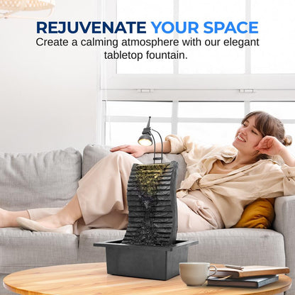 Decorative Tabletop Led Water Fountain