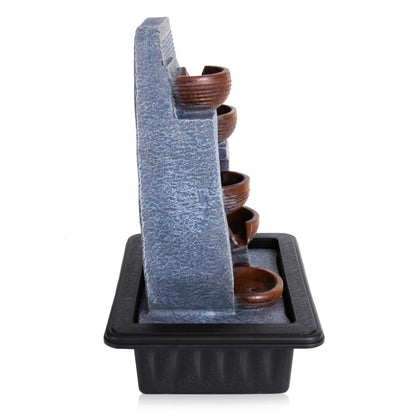 product image number 2 for SereneLife Decorative Tabletop Led Water Fountain