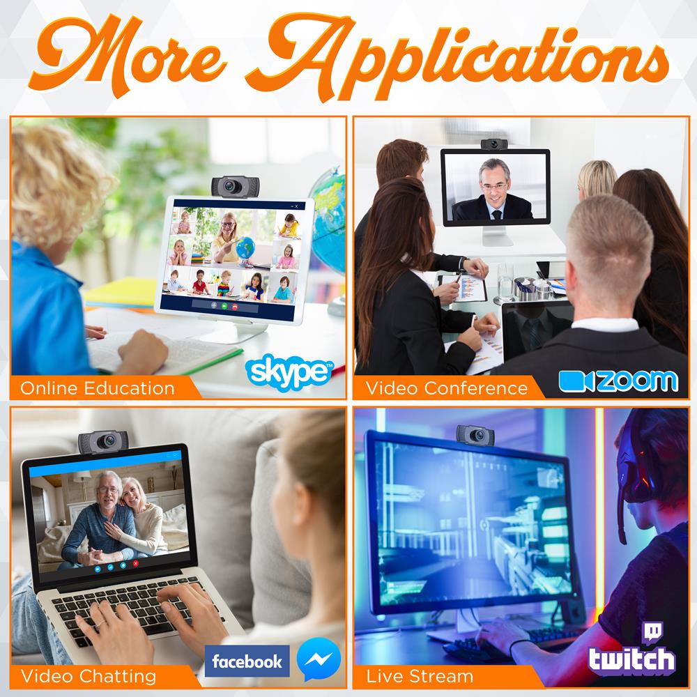 product image number 8 for SereneLife Hd Pro Webcam With Microphone