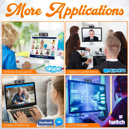 product image number 8 for SereneLife Hd Pro Webcam With Microphone