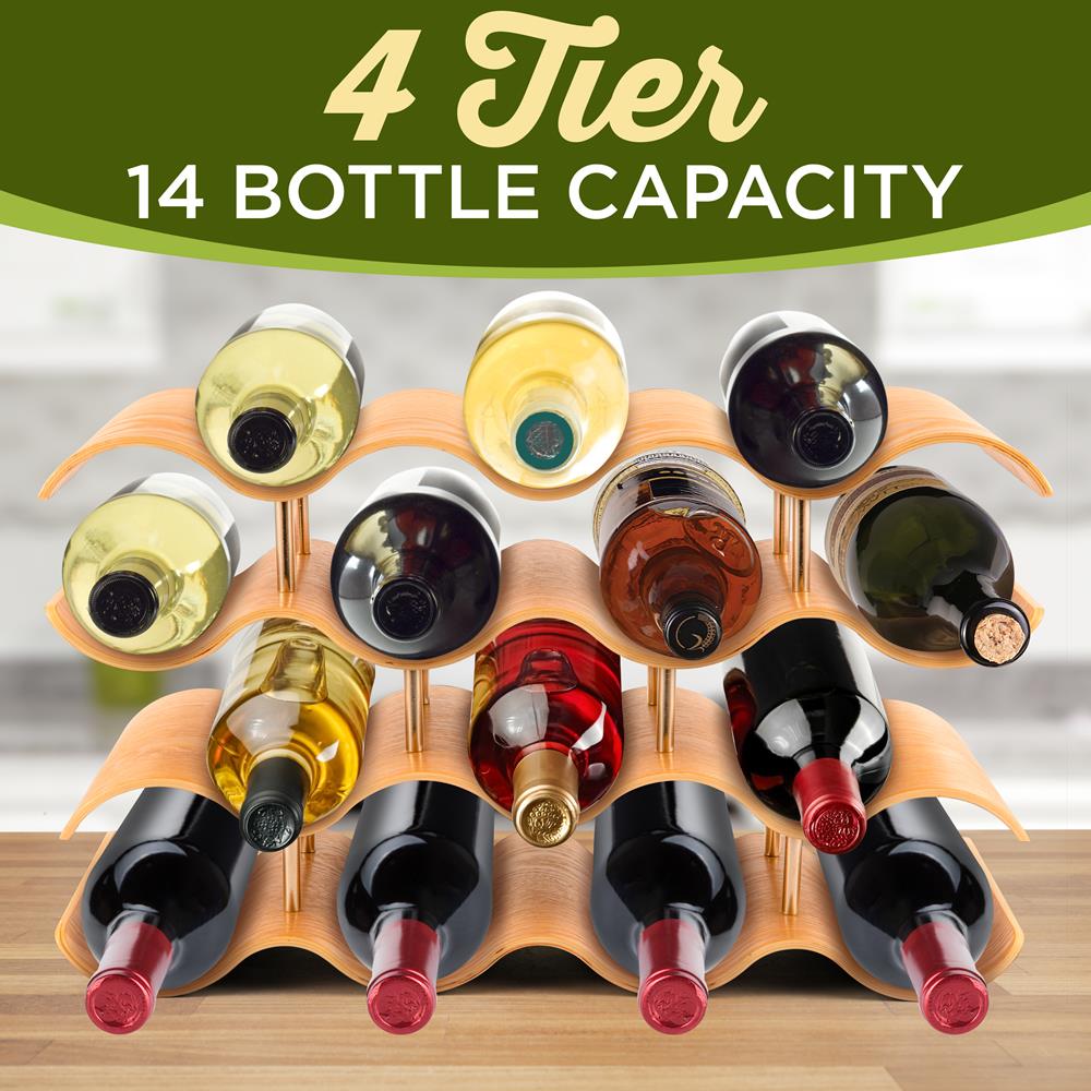 product image number 3 for SereneLife 4-Tier Wine Storage Rack