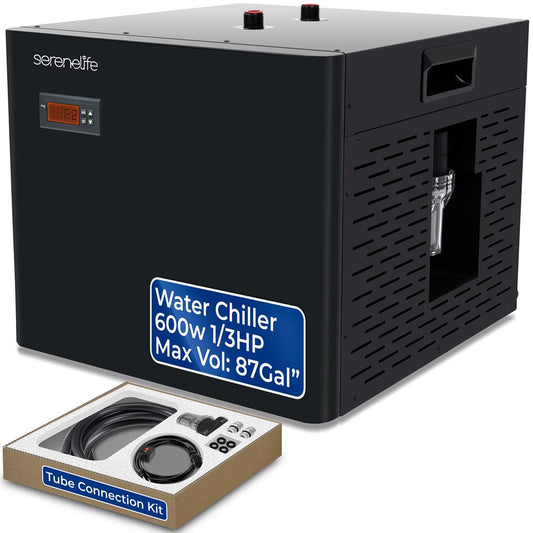 Cold Plunge Chiller System - Quiet 600W Compressor, 87 Gal Capacity