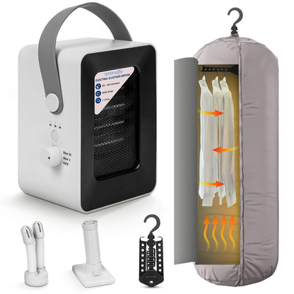 Portable Clothes Dryer 1000W Quick Drying Aroma Diffuser Compact Design