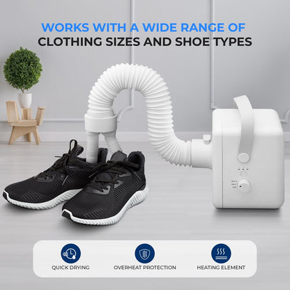 Portable Clothes Dryer 1000W Quick Drying Aroma Diffuser Compact Design