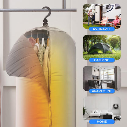 Portable Clothes Dryer 1000W Quick Drying Aroma Diffuser Compact Design