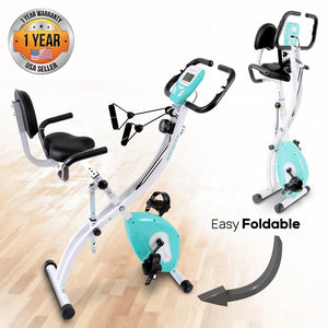 Folding Digital Exercise Bike