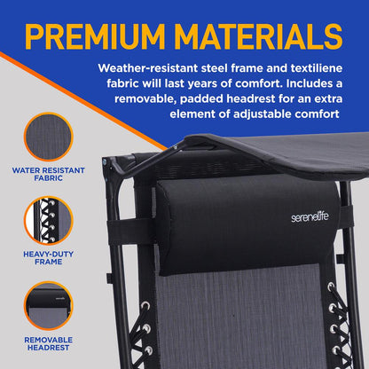 Adjustable Zero Gravity Chair Set