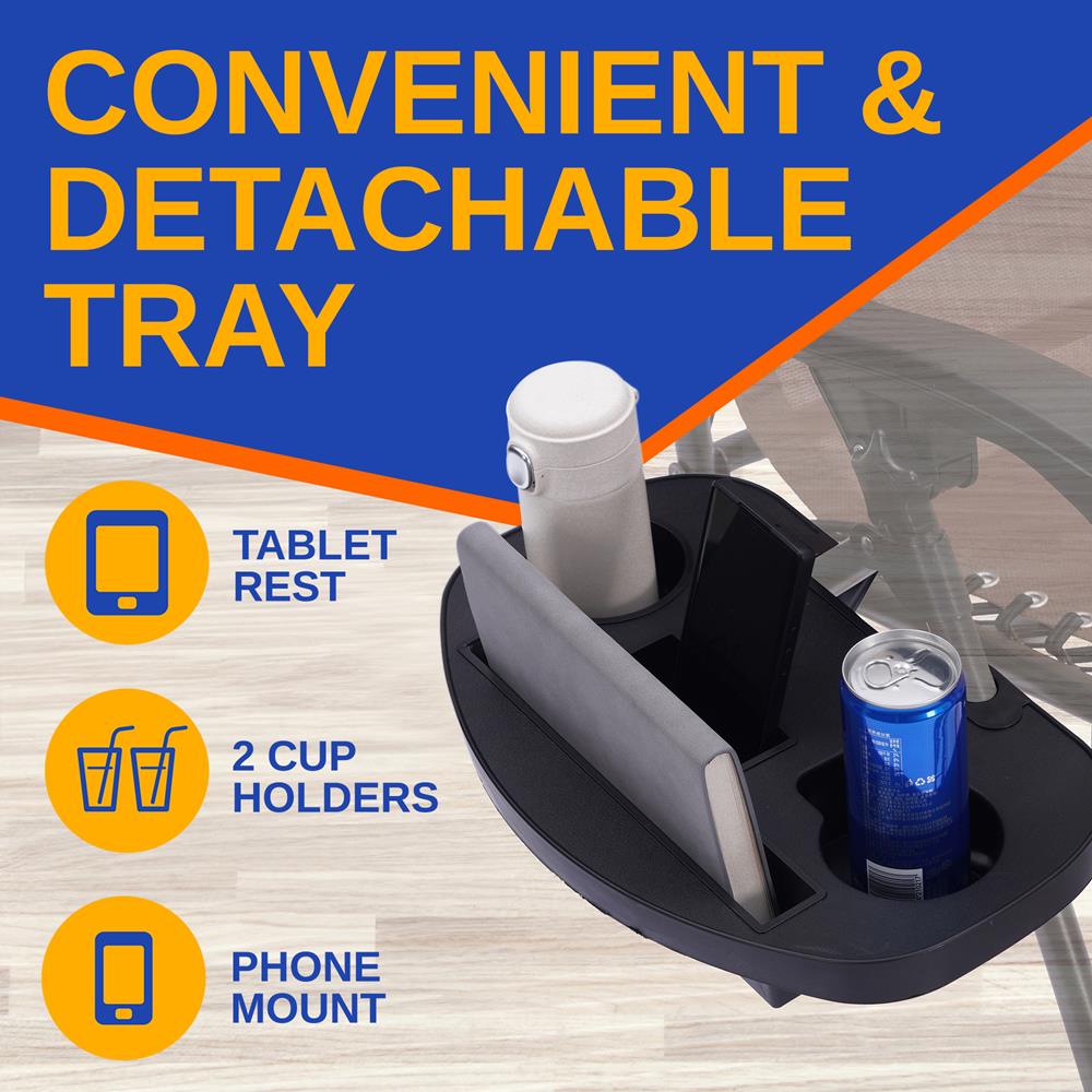 product image number 4 for SereneLife Adjustable Zero Gravity Chair Set