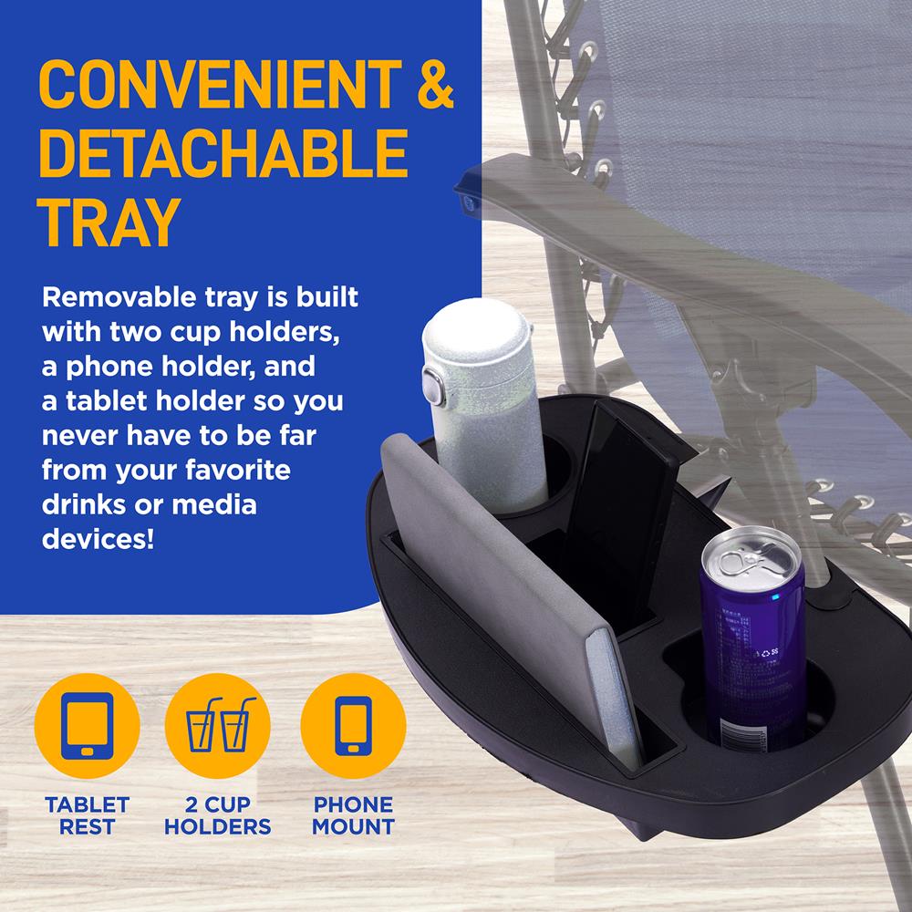 product image number 4 for SereneLife Adjustable Zero Gravity Chair Set