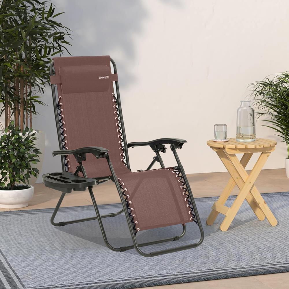 product image number 7 for SereneLife Adjustable Zero Gravity Chair Set