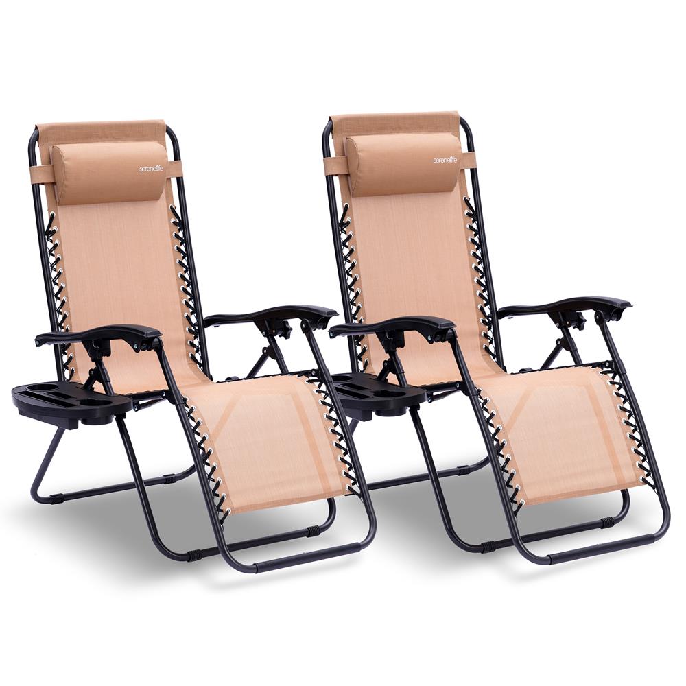 SereneLife Zero Gravity Chairs Set of 2