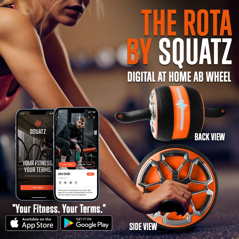 product image number 3 for SQUATZ Ultra-Wide Ab Roller Wheel