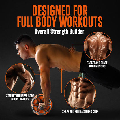 product image number 5 for SQUATZ Ultra-Wide Ab Roller Wheel