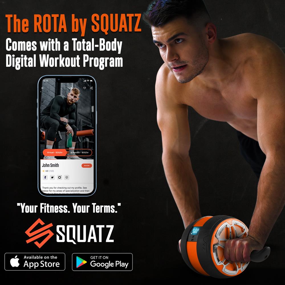 product image number 7 for SQUATZ Ultra-Wide Ab Roller Wheel