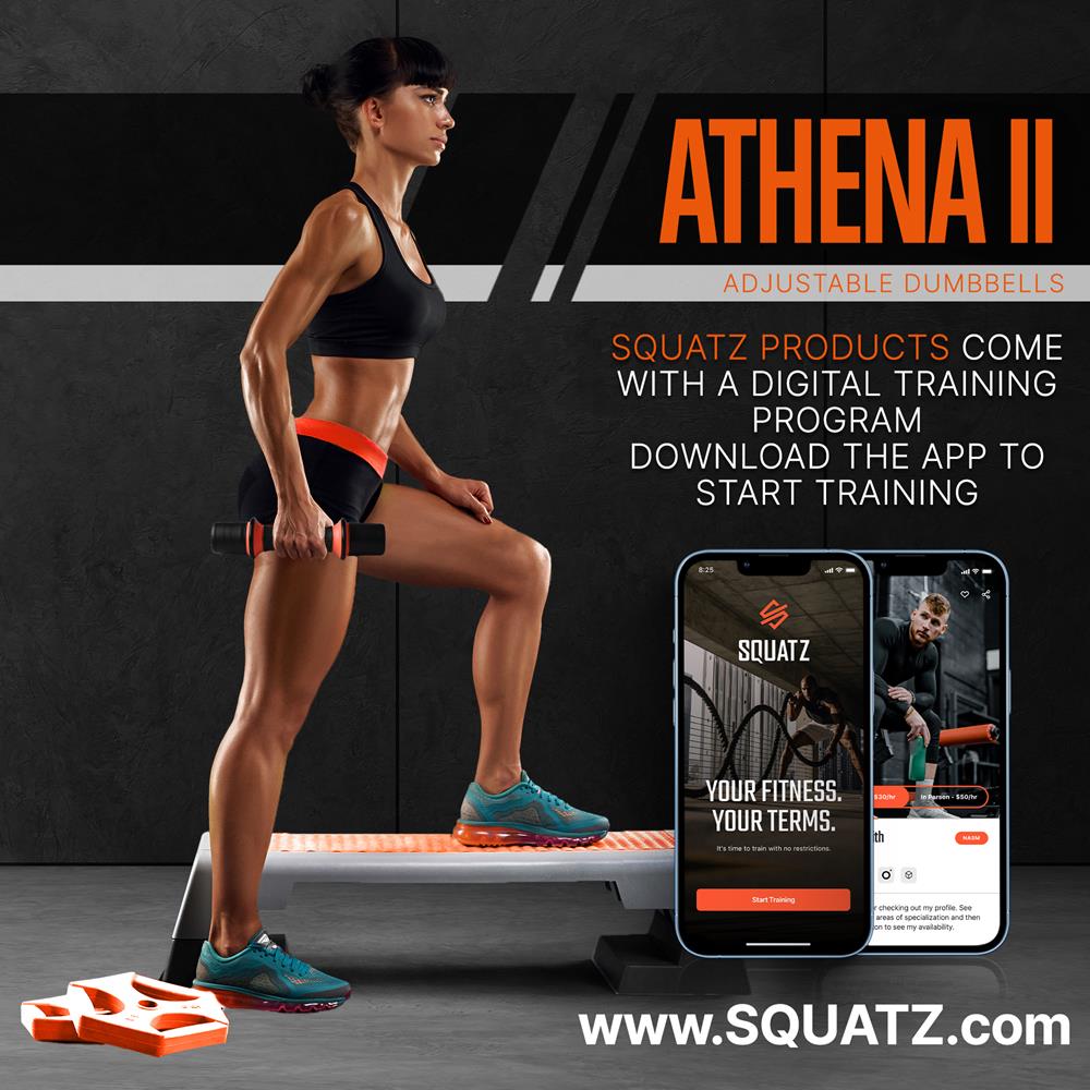 product image number 6 for SQUATZ Adjustable Weight Dumbbells