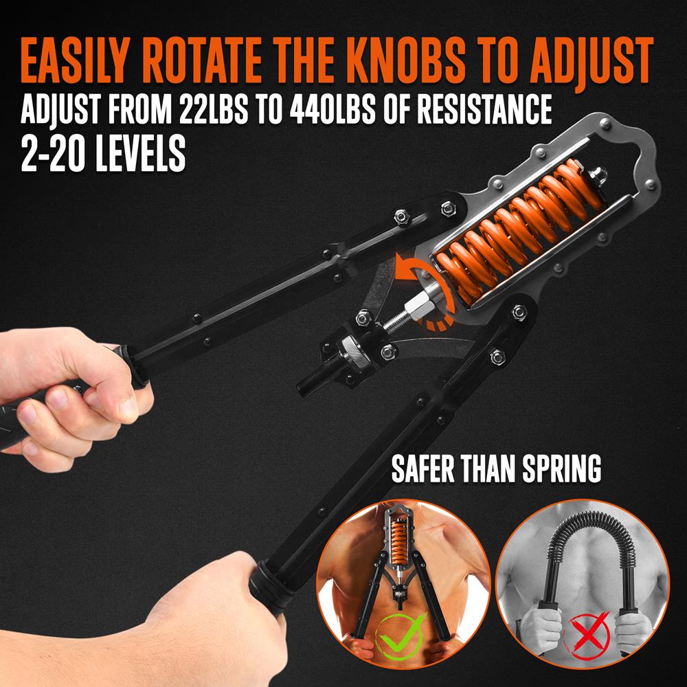 Pyle Twister Bar Arm Exerciser - Thumbnail 2