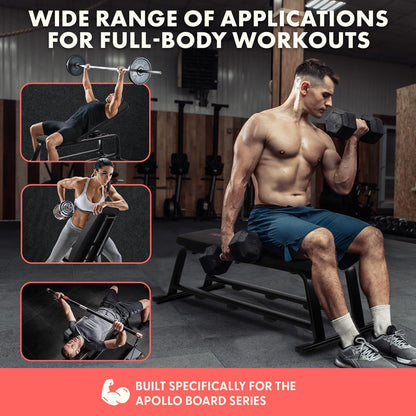 Adjustable Weight Bench, Full-Body Workout, Heavy-Duty Steel, Foldable