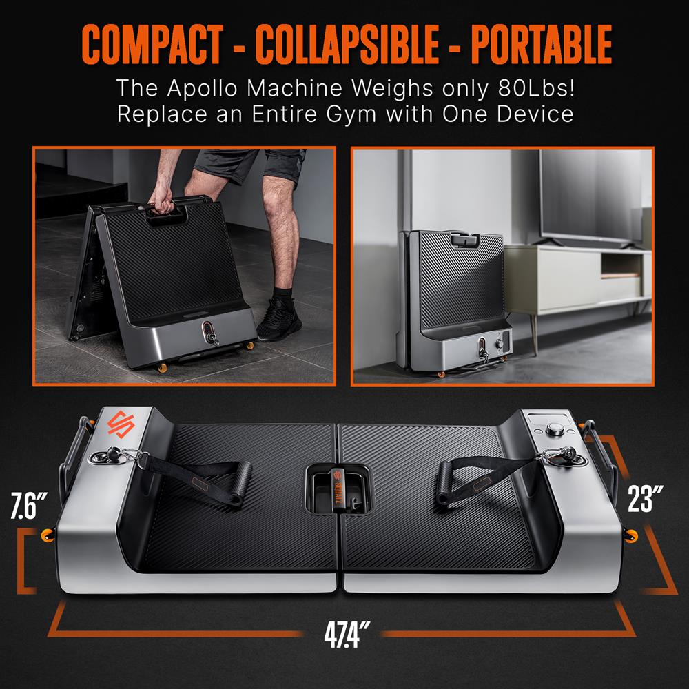 Smart Home Gym Board 265 lbs Resistance, Multifunctional Cable