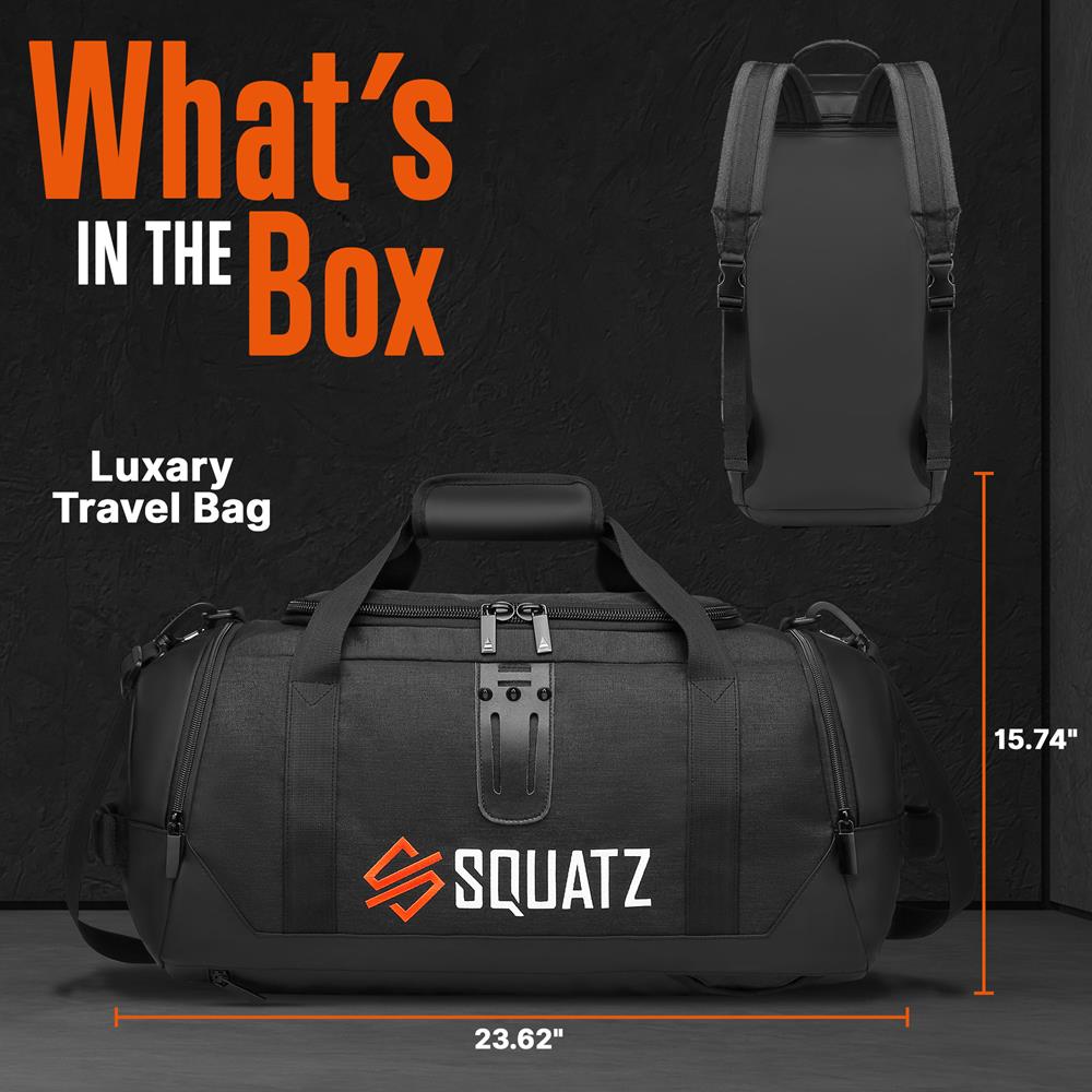 Squatz Travel Duffle Backpack Squatz Travel Duffle Backpack
