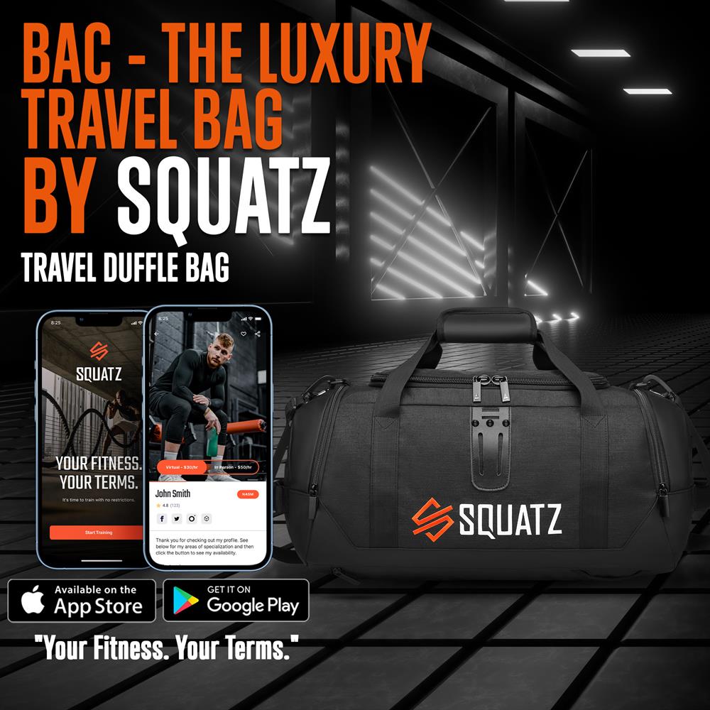 product image number 3 for SQUATZ Travel Duffle Bag Pack