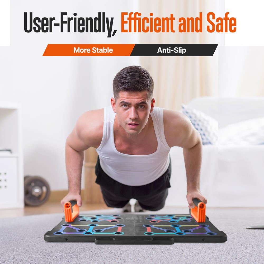 product image number 6 for SQUATZ Push Up Board Home Workout Equipment Set