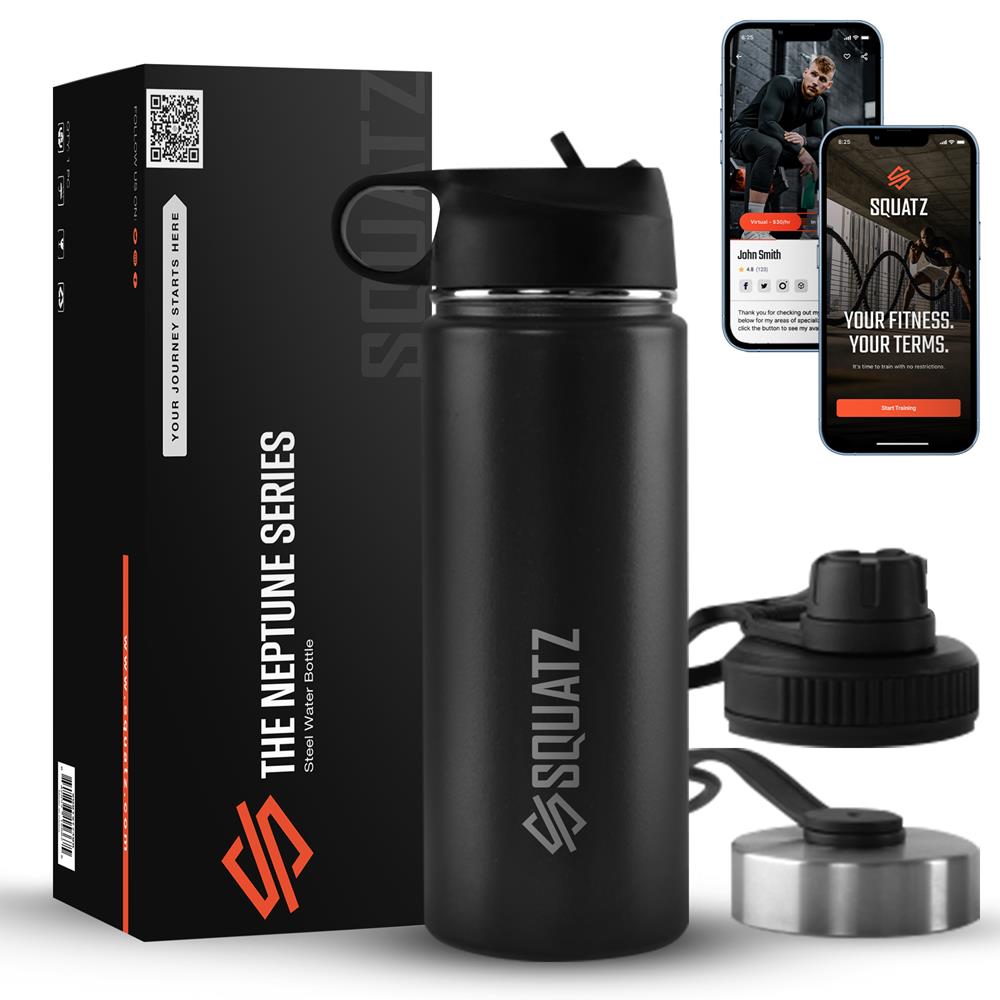 product image number 1 for SQUATZ 18 Oz Stainless Steel Water Bottle