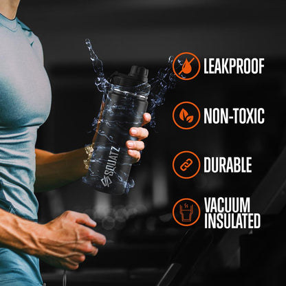 product image number 5 for SQUATZ 18 Oz Stainless Steel Water Bottle
