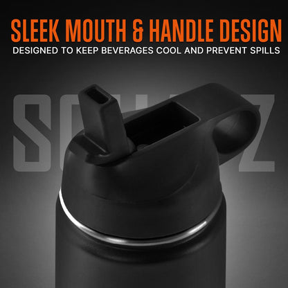 product image number 4 for SQUATZ 40 Oz Stainless Steel Water Bottle