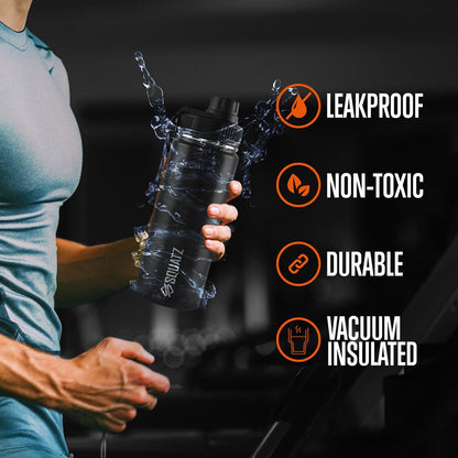 product image number 5 for SQUATZ 40 Oz Stainless Steel Water Bottle