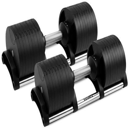 Home Fitness Adjustable Dumbbell Set Of